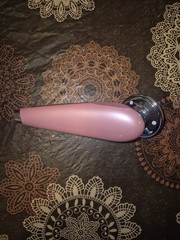 Anti-Aging Rejuvenation Device Pink And White With Charger Stand And Manual