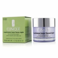 Clinique Repairwear Laser Focus Night Smoothing Line Cream 1.7 oz/50 ml Oily 3,4