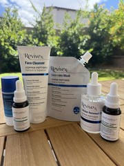 ReviveRx Copper Peptides Skincare Bundle Niacinamide Serum Ceramide Mask