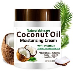Coconut Oil Cream � 10.5oz Moisturizing Face Hand Hair Intense Hydration