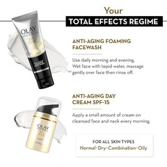 Olay Total Effects Day Cream SPF15 50g + Cleanser 100g Pack of 2