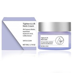 Neck Firming Cream Anti-Aging Tighten & Lift Neck Cream 1.7oz Cupuacu Butter