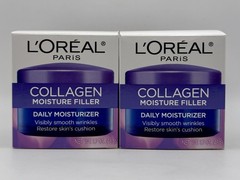(2) L’Oreal Collagen Daily Face Moisturizer, Anti Aging Face Cream 1.7 oz Each