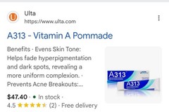 French A313 Retinol Cream For Anti-Aging Reduce Wrinkles 1.76fl oz