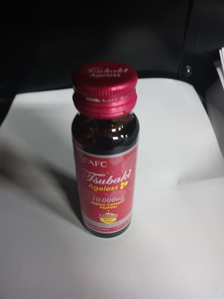 AFC Japan Tsubaki Ageless Beauty Drink Marine Collagen Peptides Single Bottle 26