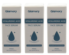 SEALED 3 Pcs Glamory Hyaluronic Acid HYA Face Serum, 1.05oz (0.35oz x 3) 10ml ea