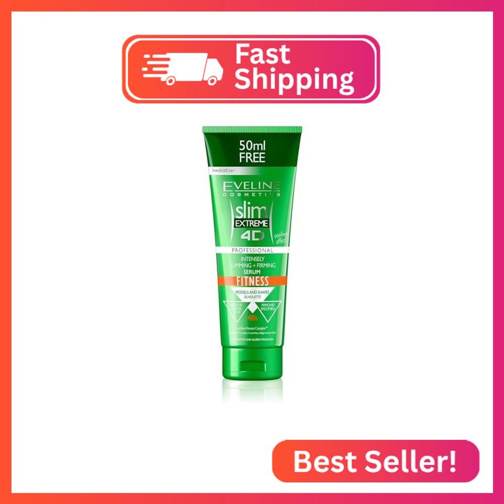 SLIM EXTREME 4D SLIMMING AND FIRMING SERUM ANTI-CELLULITE FITNESS 250ml
