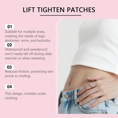 Body Lifting Patches for Legs/Abdomen/Buttocks & Arms, 2026 New Transparent Skin