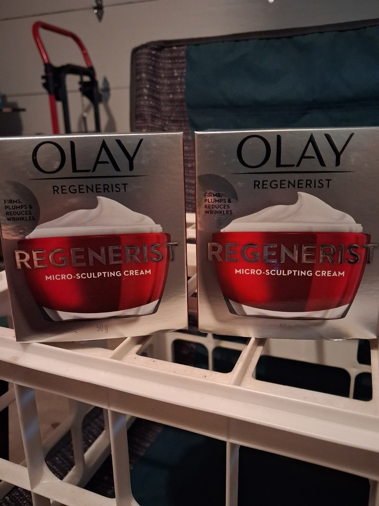 Olay Regenerist Micro-Sculpting Cream Anti Aging Moisturizer 1.7oz (50g) 2 PACK