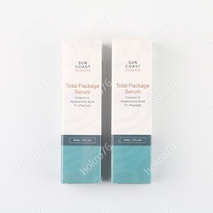 Sun Coast Science Total Package Serum, Vitamin C, Hyaluronic Acid, 1 /2/3 pack