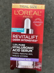 2x L’oreal Paris Revitalift Derm Intensives Serum .5oz Hyaluronic Acid Face