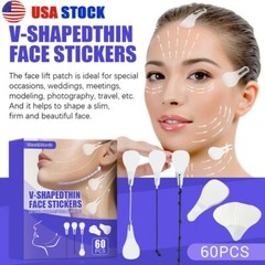 120PCS V Tapes Shape Tape Anti Wrinkle Instant Face Neck Eye Lift Face lift USA