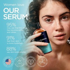 Hyaluronic Acid for Skin – 100% Pure Medical Quality Strength Formula 8 Oz