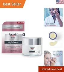 Pro-Retinol Night Cream for Sensitive Skin – Q10 Anti-Wrinkle Formula, 1.7 Oz