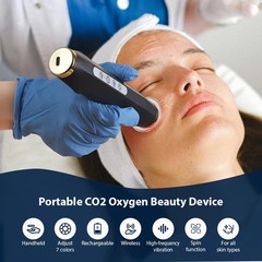 Oxygen Bubble Pen 7 Color Facial CO2 Oxygen Bubble Machine Can Be Matched Serum