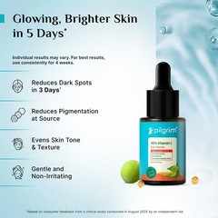 Pilgrim 10% Vitamin C Serum 30ml for Glowing Skin for Unisex