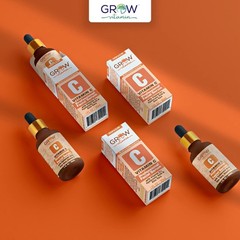 30% VITAMIN C SERUM + E + Aloe Vera + HYALURONIC ACID (HA) ORGANIC ANTI-AGING