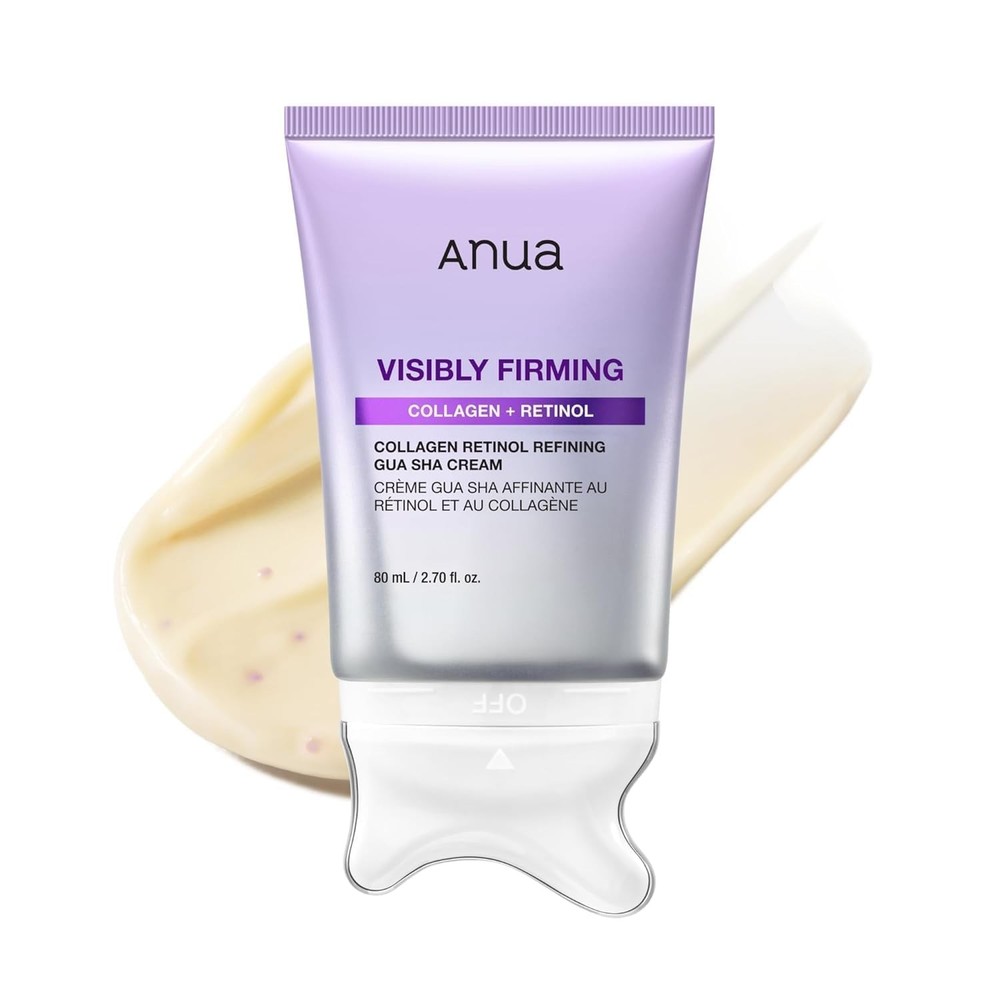 ANUA Collagen Retinol Refining Gua Sha Cream, Neck Cream For Lifting & Firming