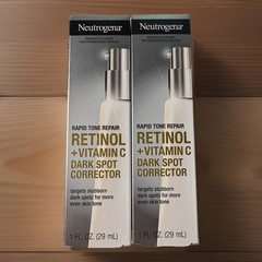 Neutrogena Rapid Tone Repair Retinol + Vitamin C Dark Spot Corrector LOT OF 2!!