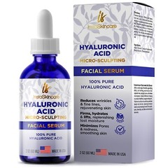 Hyaluronic Acid Anti-aging Serum for Face – 100% Pure Medical Formula – 2 oz