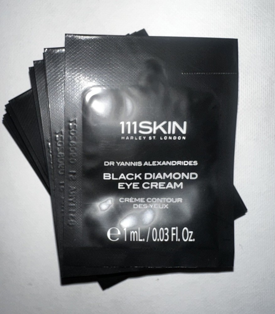 111SKIN BLACK DIAMOND EYE CREAM 15 x 1 ml / .03 oz – 15 ml TOTAL – NEW