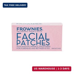 Frownies Forehead and Between the Eyes Wrinkle Patches – Hypoallergenic Facial P