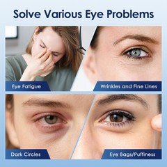2Pack Firming Eye Serum for Rapid Reduces Under-Eye Bags, Wrinkles, Dark Circles