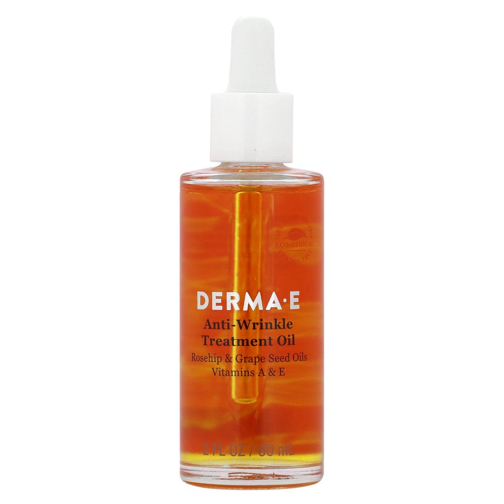 Derma E Anti-Wrinkle Vitamin A E Treatment Oil 2 fl oz 60 ml Cruelty-Free,