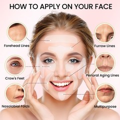 evpct 192Pcs Face Facial Medical Wrinkle Tapes Wrinkle Patches for Wrinkles