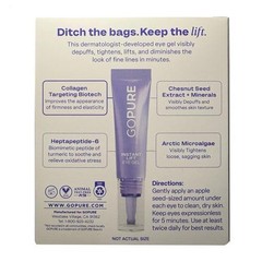 [Go Pure] Quick Firm Eye Gel fresh PRODUCT Depuffs Tightens Lifts 0.34 Ounce NIB