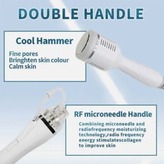 2-in-1 RF Fractional Skin Care Cold Hammer Fine Lines Reduction &Skin Tightening