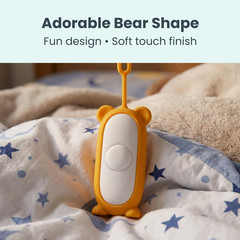 Glowco Calmcarry Mini Bear Kids Sleep Aid Device – Handheld Microcurrent Relaxat