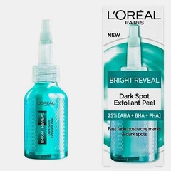 L’Oreal Exfoliant Peel Bright Reveal 25% AHA, BHA, PHA Acids Reduces Dark Spots