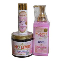 No Limit Plus Skin Milk, Mega Blast Serum And Creamy Black Soap With Evob Seal
