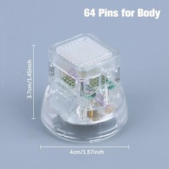 Nano10/25/64 Pins Gold Plated Replace Micro Needle Cartridge Tip For RF Machine