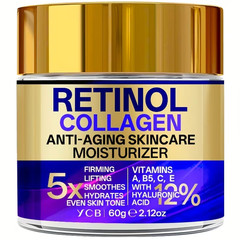 Retinol Collagen Moisturizing Cream 60g/2.12oz – Face Cream with Hyaluronic Acid