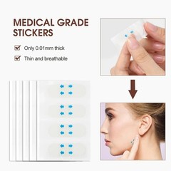 80Pcs Anti Wrinkle Patches Instant Face Neck Eye Lift Face Lift V Tapes Tape