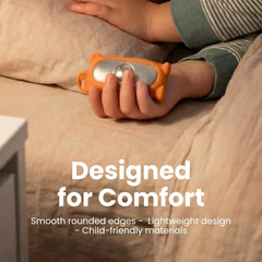 Glowco Calmcarry Mini Bear Kids Sleep Aid Device – Handheld Microcurrent Relaxat