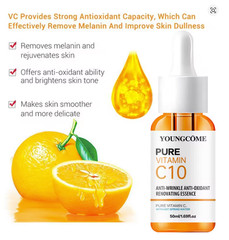 YOUNGCOME Vitamin C face serum with Glycerin. Brighting – moisturizing formula.