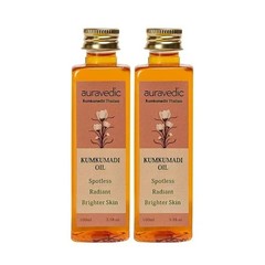Pack of 2 Auravedic Kumkumadi Oil 100 ml Each For Healthy Skin & Visible Glow