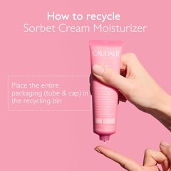 Caudalie VinoHydra Sorbet Cream Moisturizer with Hyaluronic Acid – 60 mL