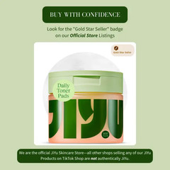 Jiyu Korean Skincare Anti-Aging, Dark Spot & Wrinkle Minimizing Toner Pads 100Pc