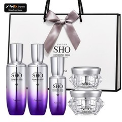 Coreana Rodin Sho Diamond Silk Collagen 5-Piece Set Premium Gift Box K-Beauty