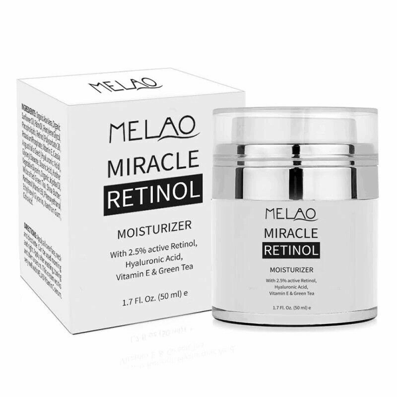 VITAMIN E + 2.5% RETINOL + HYALURONIC ACID HA Organic Anti-Aging Wrinkles Cream