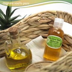 4 oz ST.JOHNS WORT HERBAL OIL BY DR. ADORABLE ORGANIC 100 % PURE FRESH INFUSED