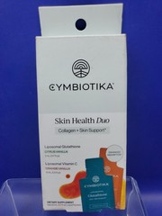 Cymbiotika Skin Health Duo New Collagen Glutathione Vitamin C Gut Support 09/26