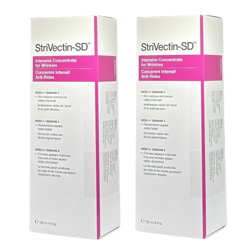 Lot of 2 StriVectin-SD Intensive Concentrate For Wrinkles Size 4 fl oz each