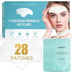 28 Pcs Forehead Wrinkle Patches – anti Wrinkle Facial Patches with Collagen and