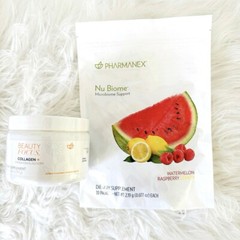 NuSkin Beauty Focus Collagen Plus Citrus + Nu Biome with caffeine 30Days Nu Skin