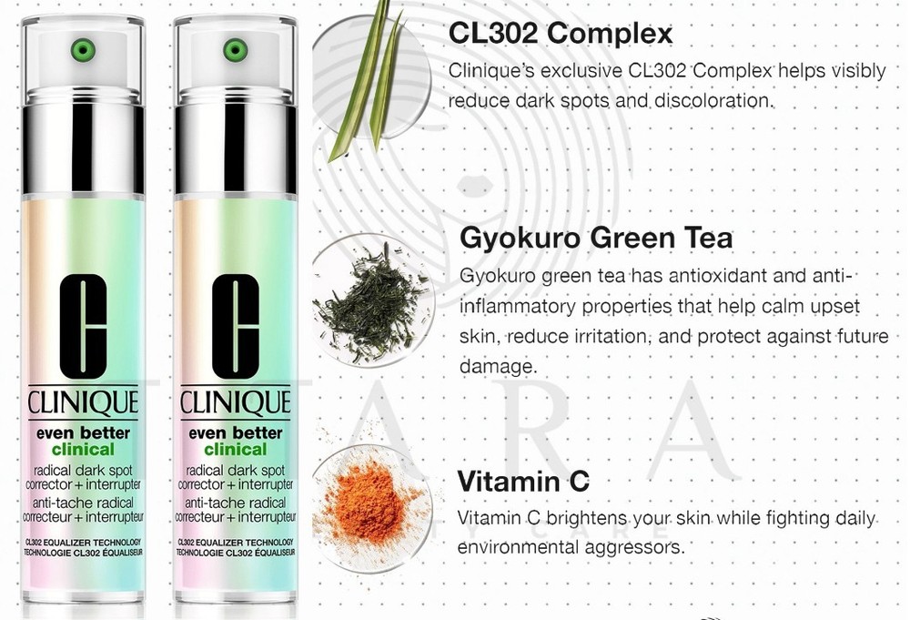 Lot of 2 Clinique Even Better Clinical Radical Dark Spot Corrector +Interrupter